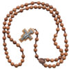 10mm 7 Decade Franciscan Crown Jujube Wood Rosary - Image 3