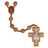 10mm 7 Decade Franciscan Crown Jujube Wood Rosary