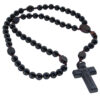 8mm Black Onyx/Jujube Wood Rosary - Image 3