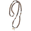 6mm Tiger Eye Rosary Necklace