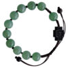 10mm Adjustable Green Jade & Jujube Wood Rosary Bracelet