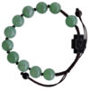10mm Adjustable Green Jade & Jujube Wood Rosary Bracelet - Image 3