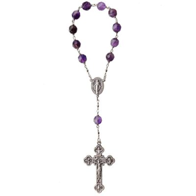 7mm Amethyst One Decade Rosary