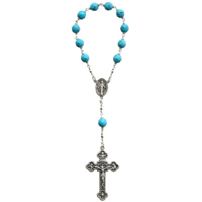 7mm Turquoise One Decade Rosary